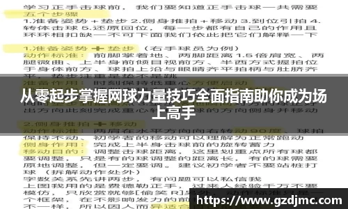 从零起步掌握网球力量技巧全面指南助你成为场上高手